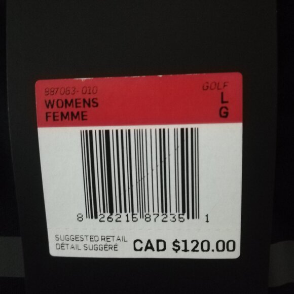 Nike New Women's Black Golf Shield Jacket - Size L - Picture 9 of 9